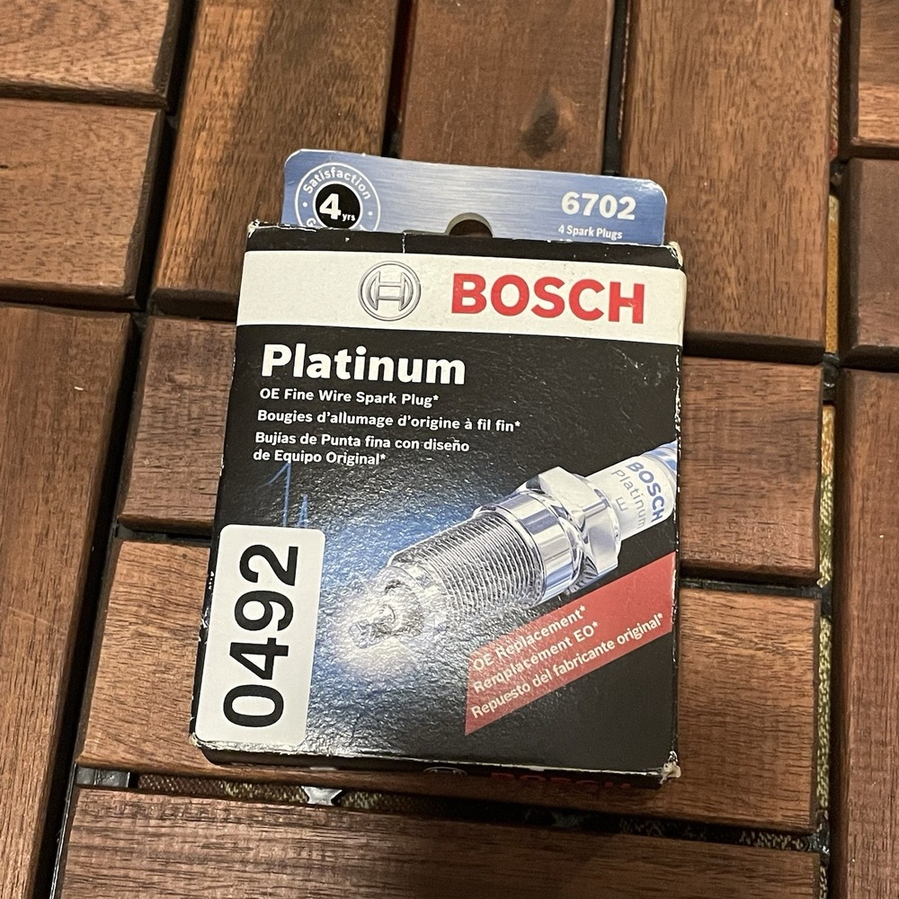 Bosch Platinum Spark Plugs Set of 4 Mercedes Audi 6702 #️⃣492